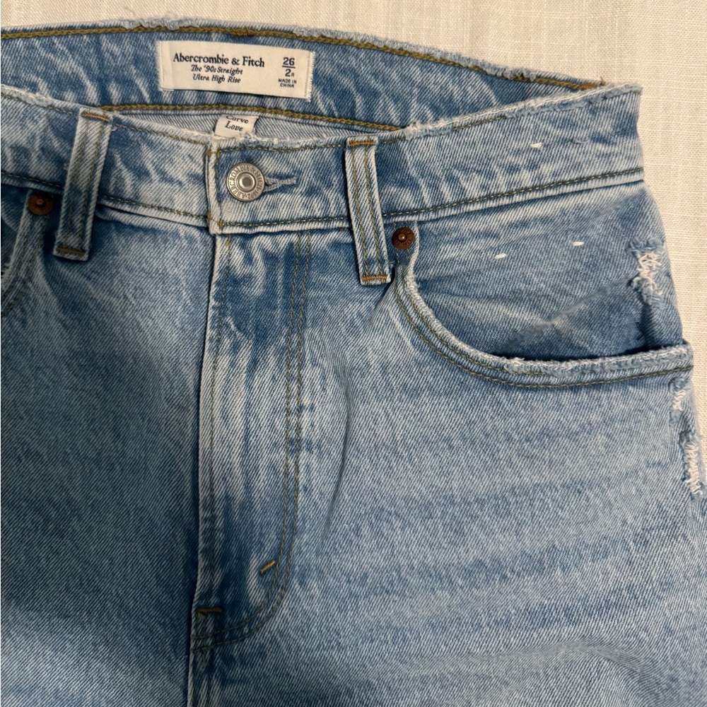 Abercrombie & Fitch 90s straight ultra high rise